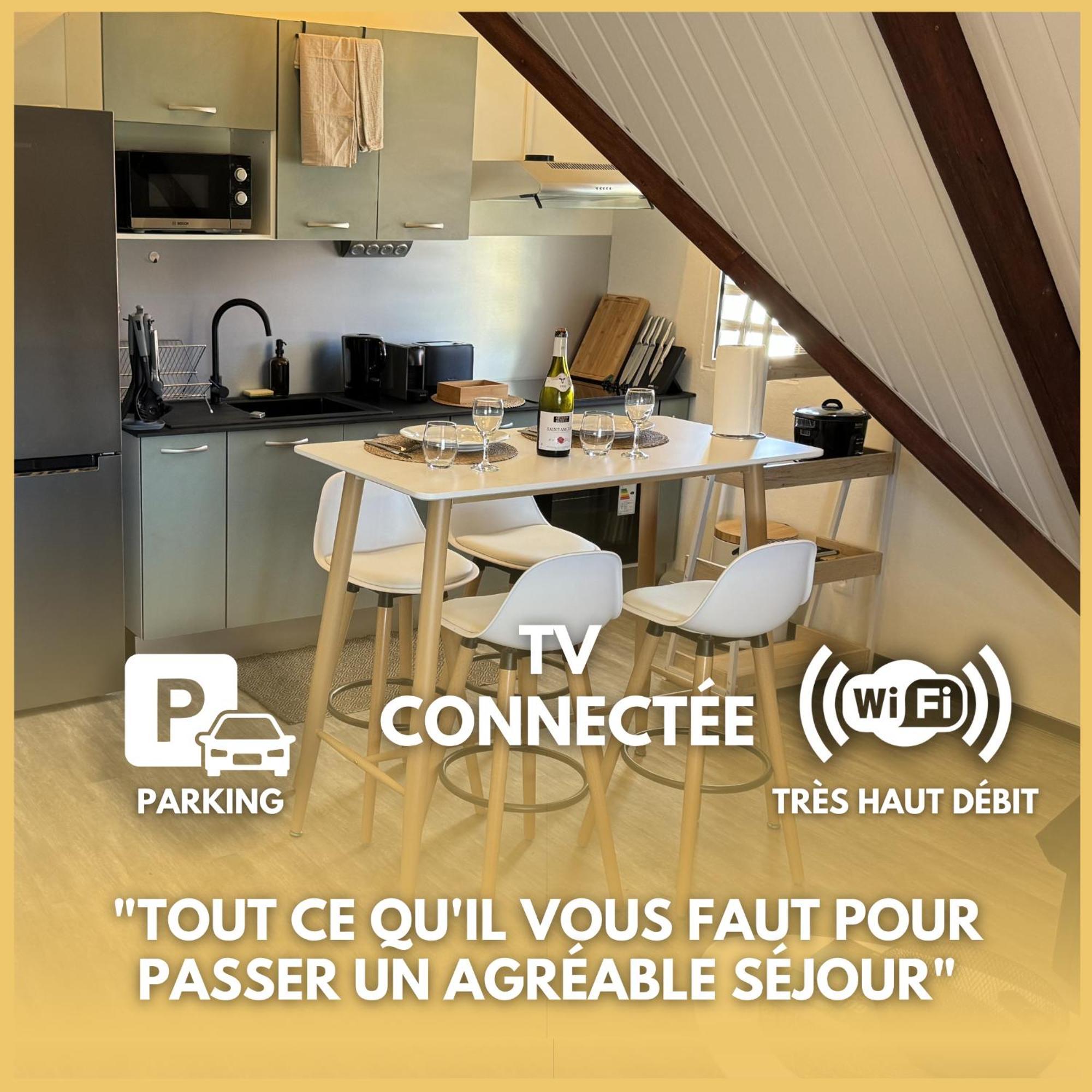 T2 Le Cosy, Au Coeur De Montjoly, Parking, Clim Apartment Remire-Montjoly Exterior photo